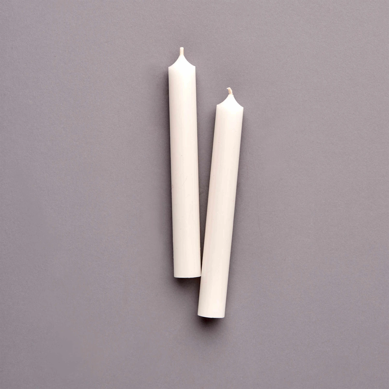 10x Stabkerze RAINBOW In Weiß – Bild 3