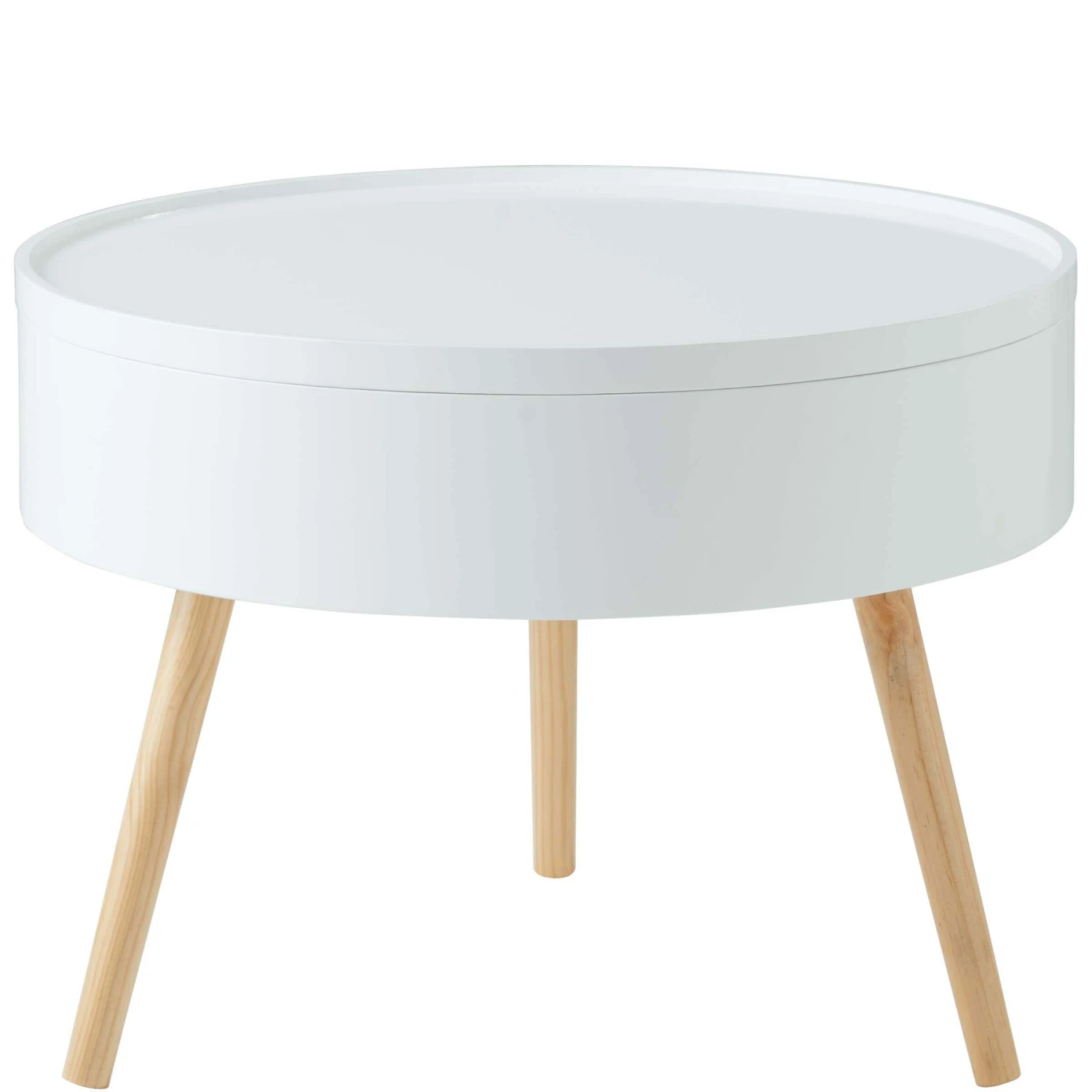 Beistelltisch Mit Stauraum COFFEE TIME In Weiß – Bild 3