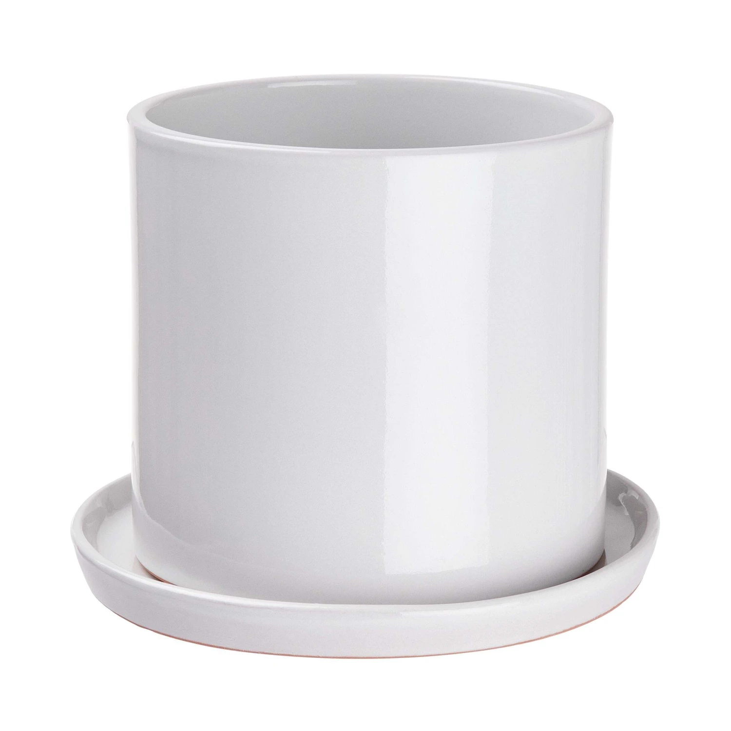 Blumentopf Mit Teller Ø16cm PLANT PLACE In Weiß