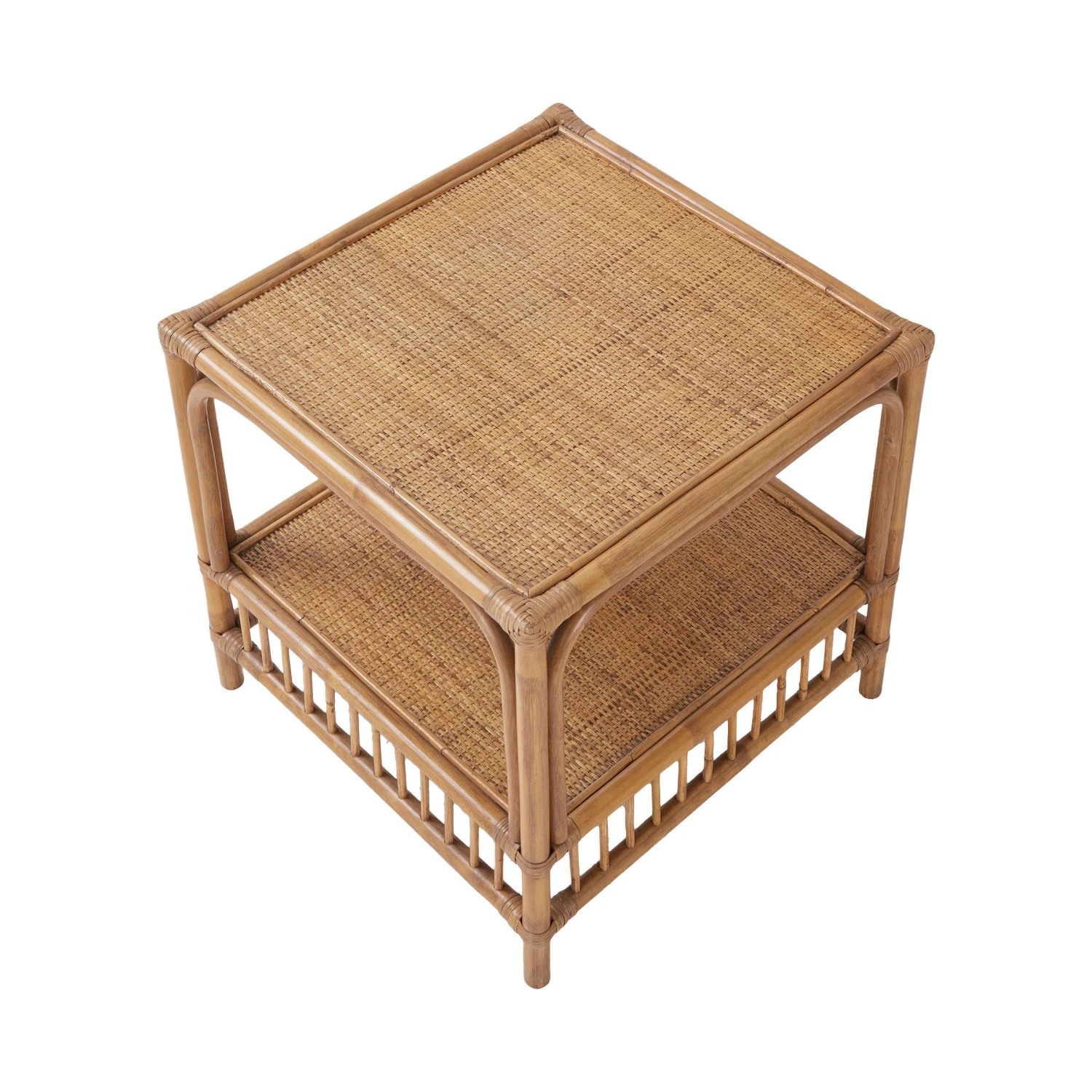 Couchtisch Handgefertigt Aus Rattan BOHO LOUNGE In Natur – Bild 5