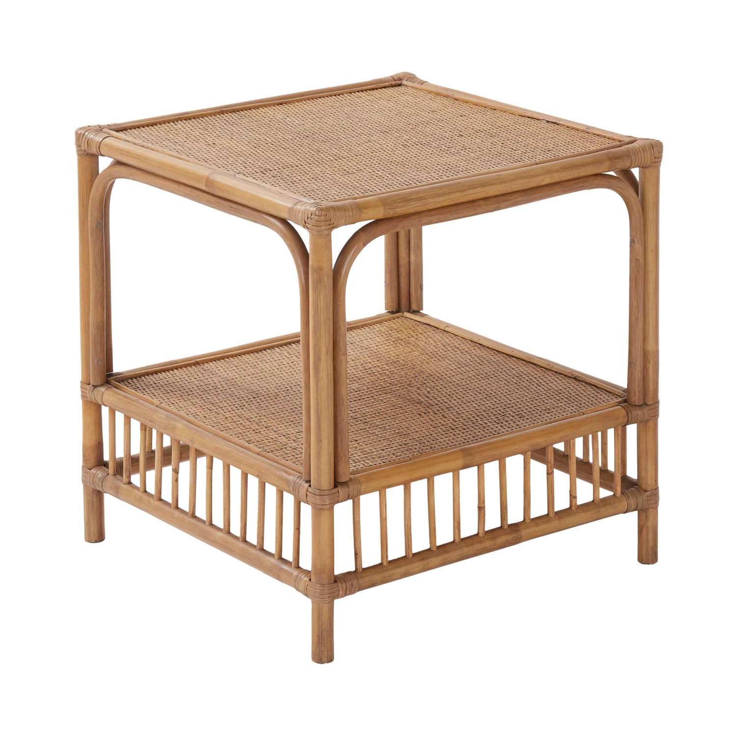 Couchtisch Handgefertigt Aus Rattan BOHO LOUNGE In Natur