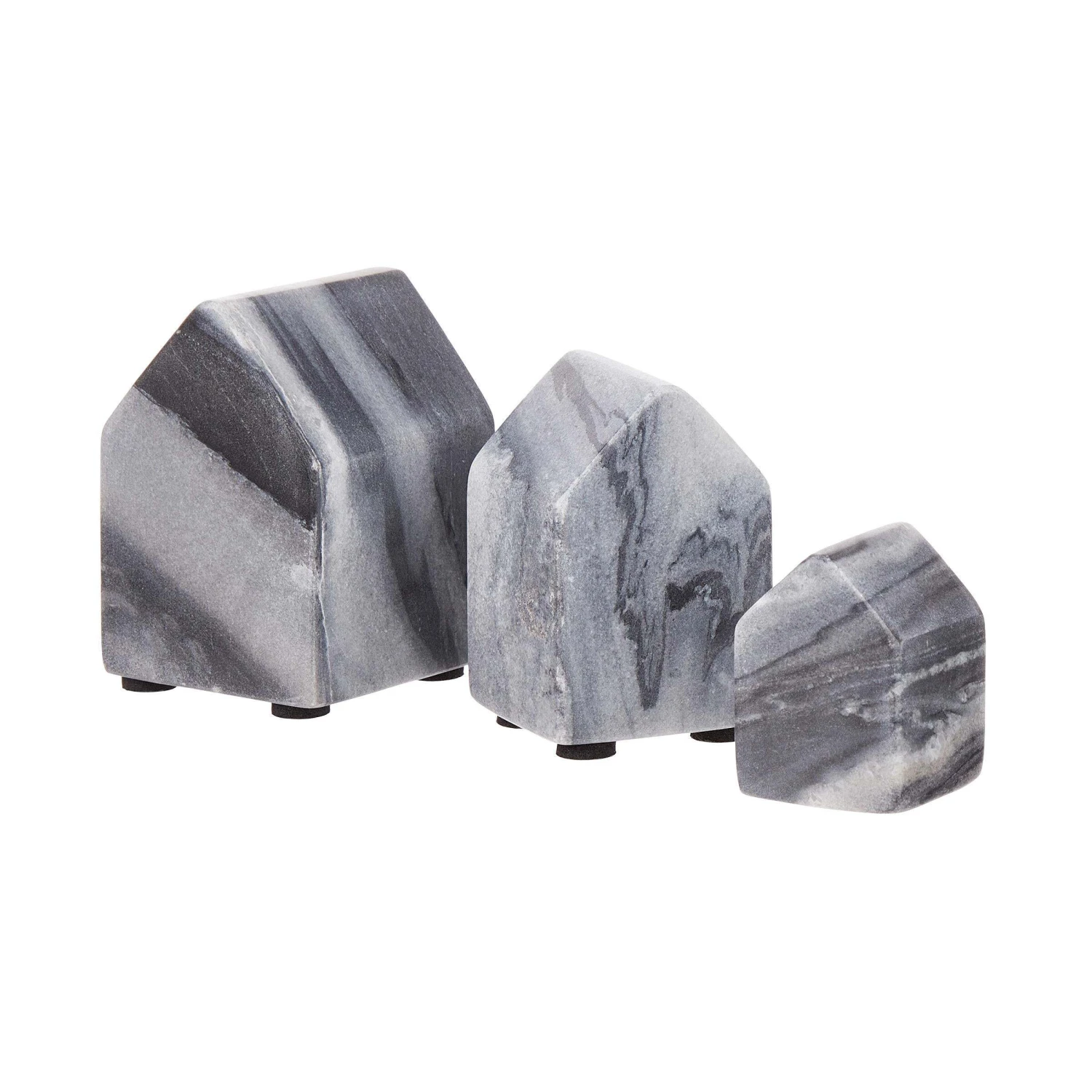 Deko-Haus L 5 X H 8cm BLOCKHOUSE In Grau – Bild 7