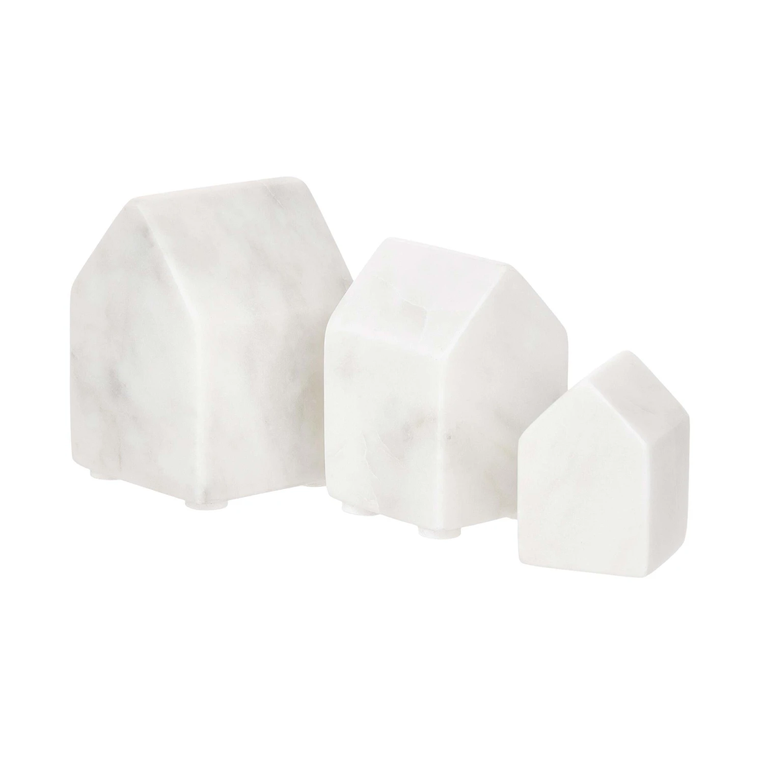 Deko-Haus L 5 X H 8cm BLOCKHOUSE In Weiß – Bild 7