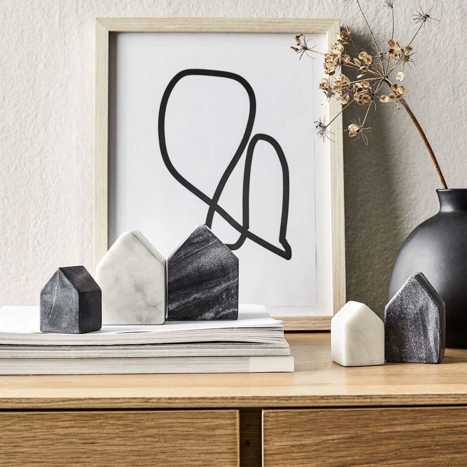 Deko-Haus L 5 X H 8cm BLOCKHOUSE In Weiß – Bild 9