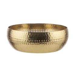 Deko-Schale Mit Lochrand Ø27cm BALI In Gold