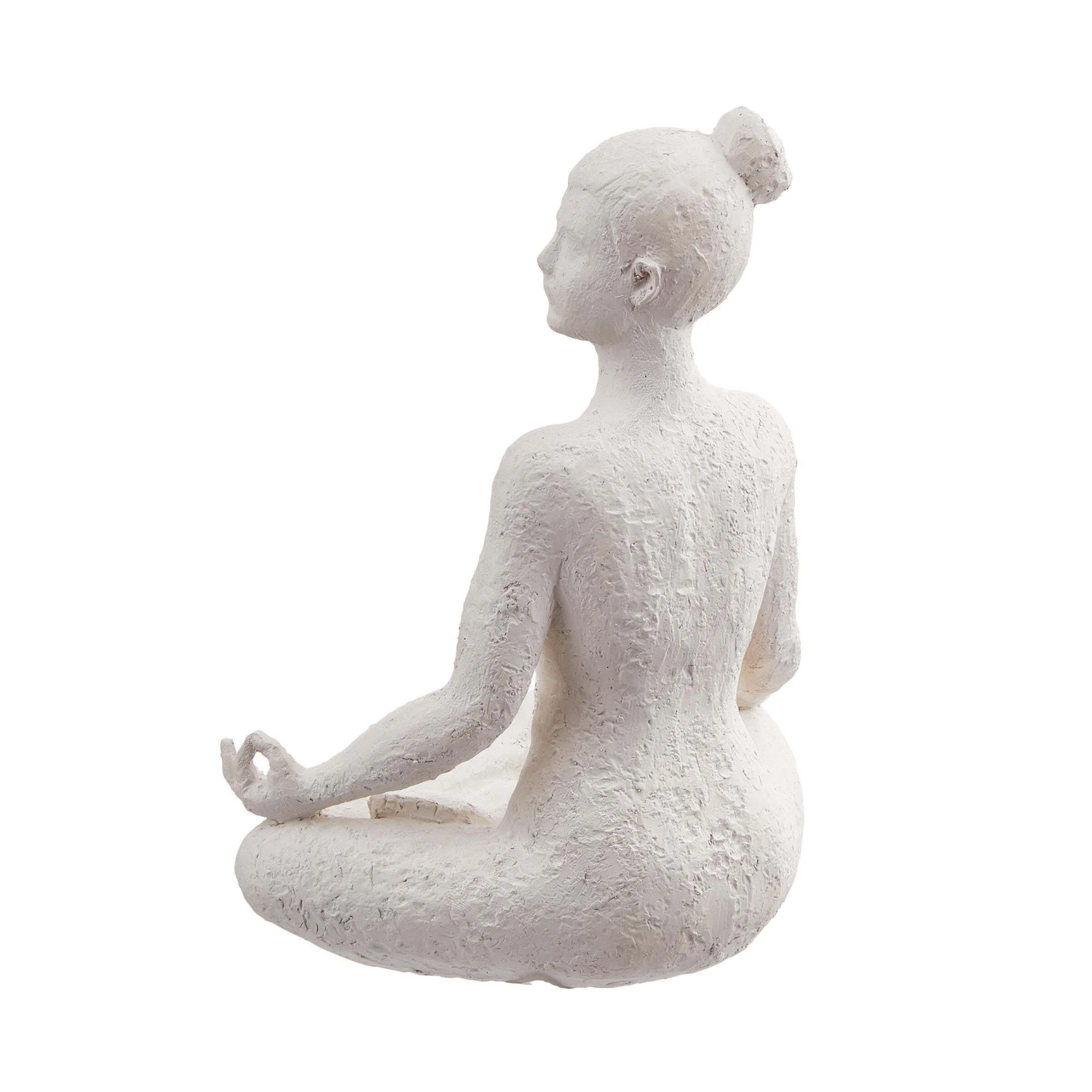 Deko Statue Höhe 24cm LOTUS In Weiß – Bild 6