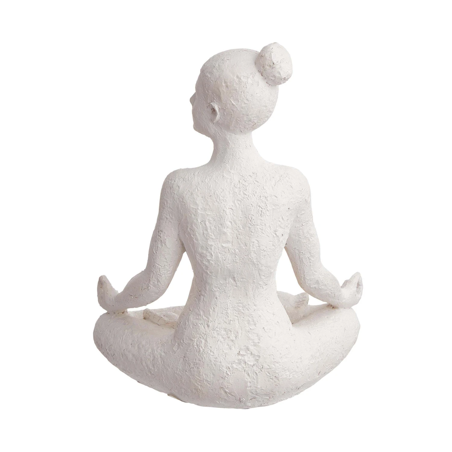 Deko Statue Höhe 24cm LOTUS In Weiß – Bild 7