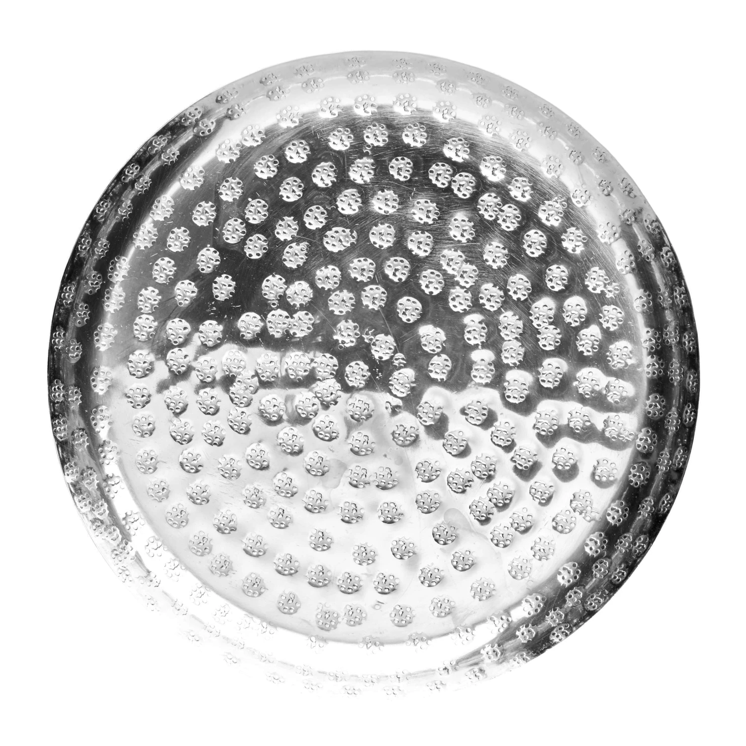 Deko-Teller Gehämmert Ø34cm ORIENTAL LOUNGE In Silber