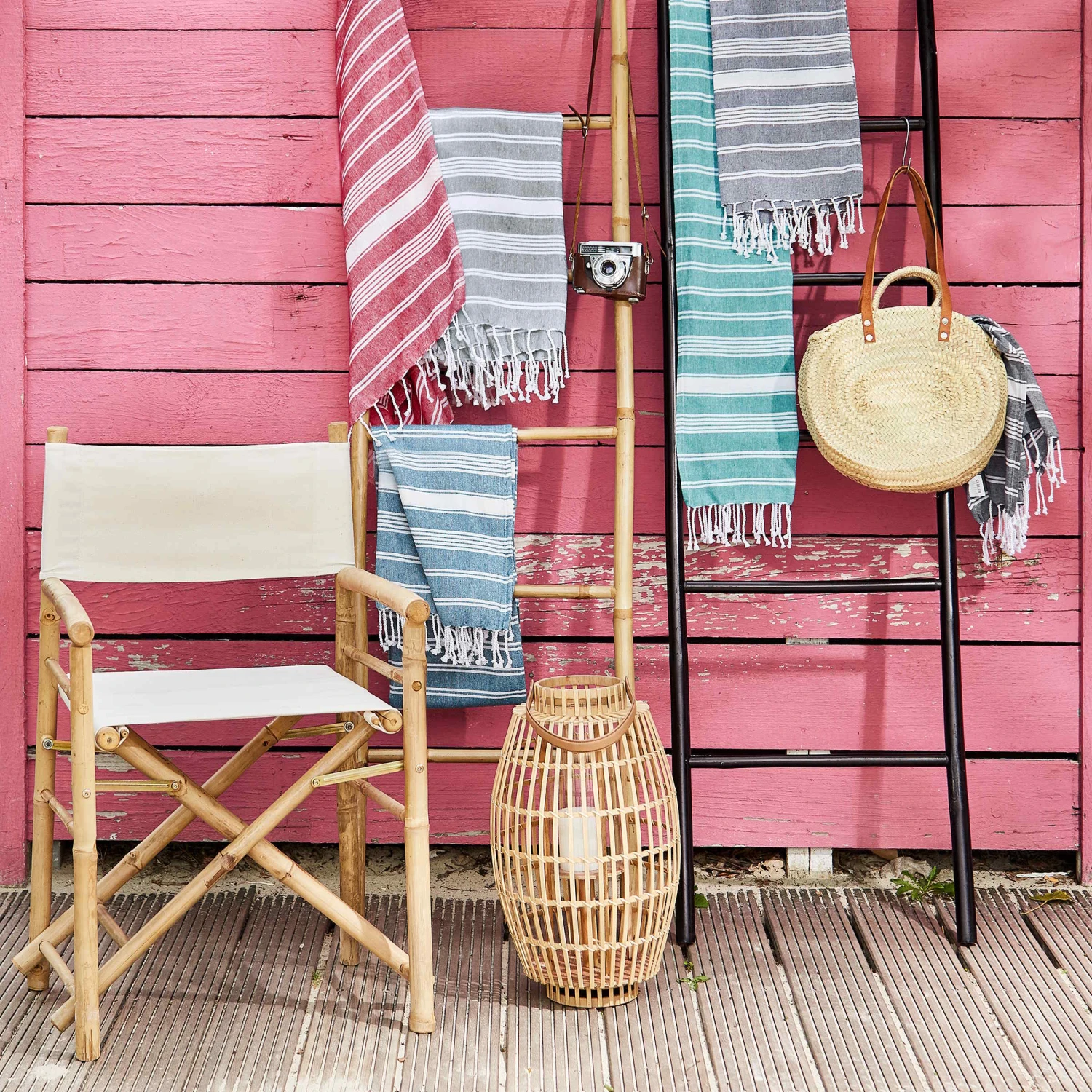 Hamamtuch L 170 X B 90cm SURFSIDE In Anthrazit – Bild 6