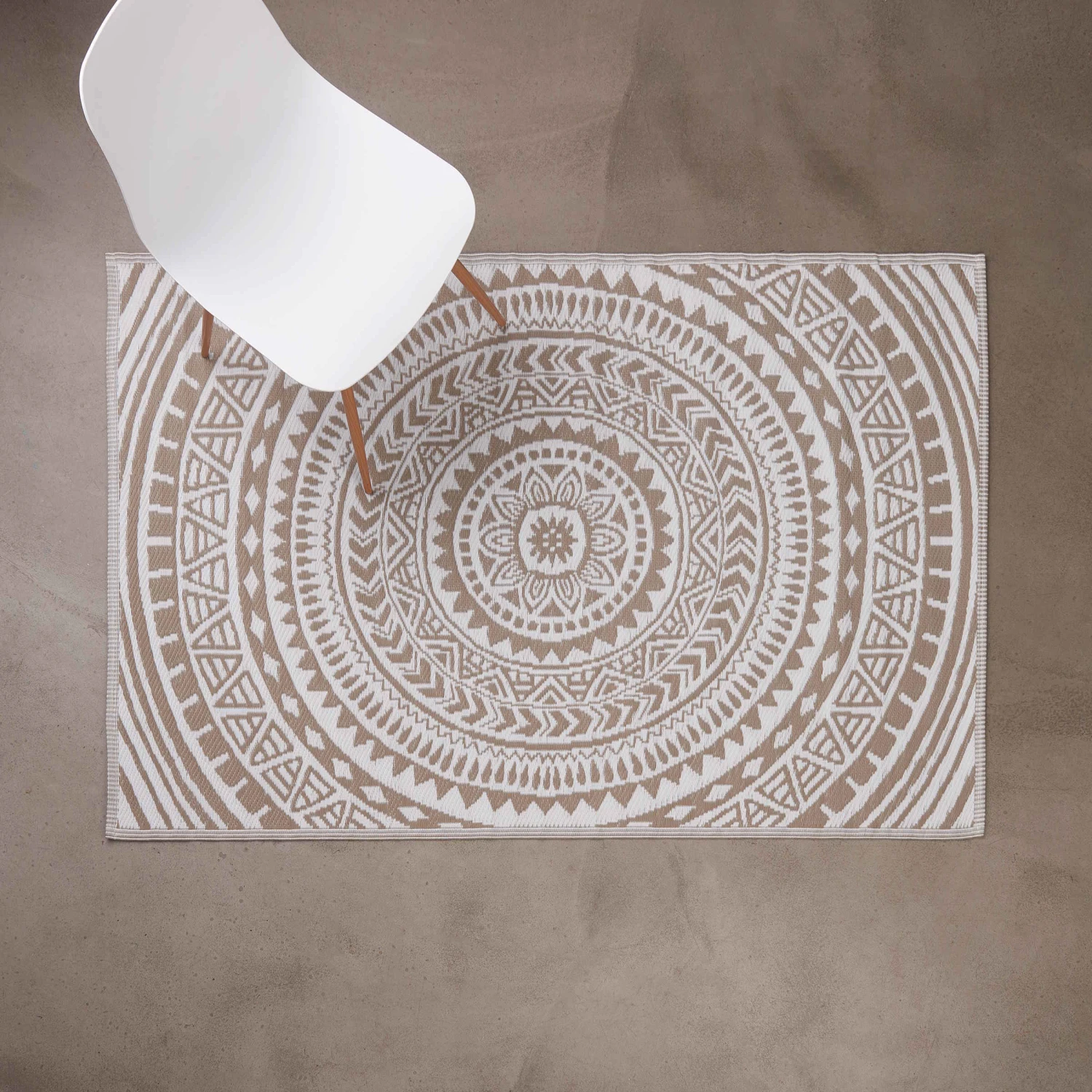 In- & Outdoor-Teppich Circles L 180 X B 118cm COLOUR CLASH In Beige – Bild 8