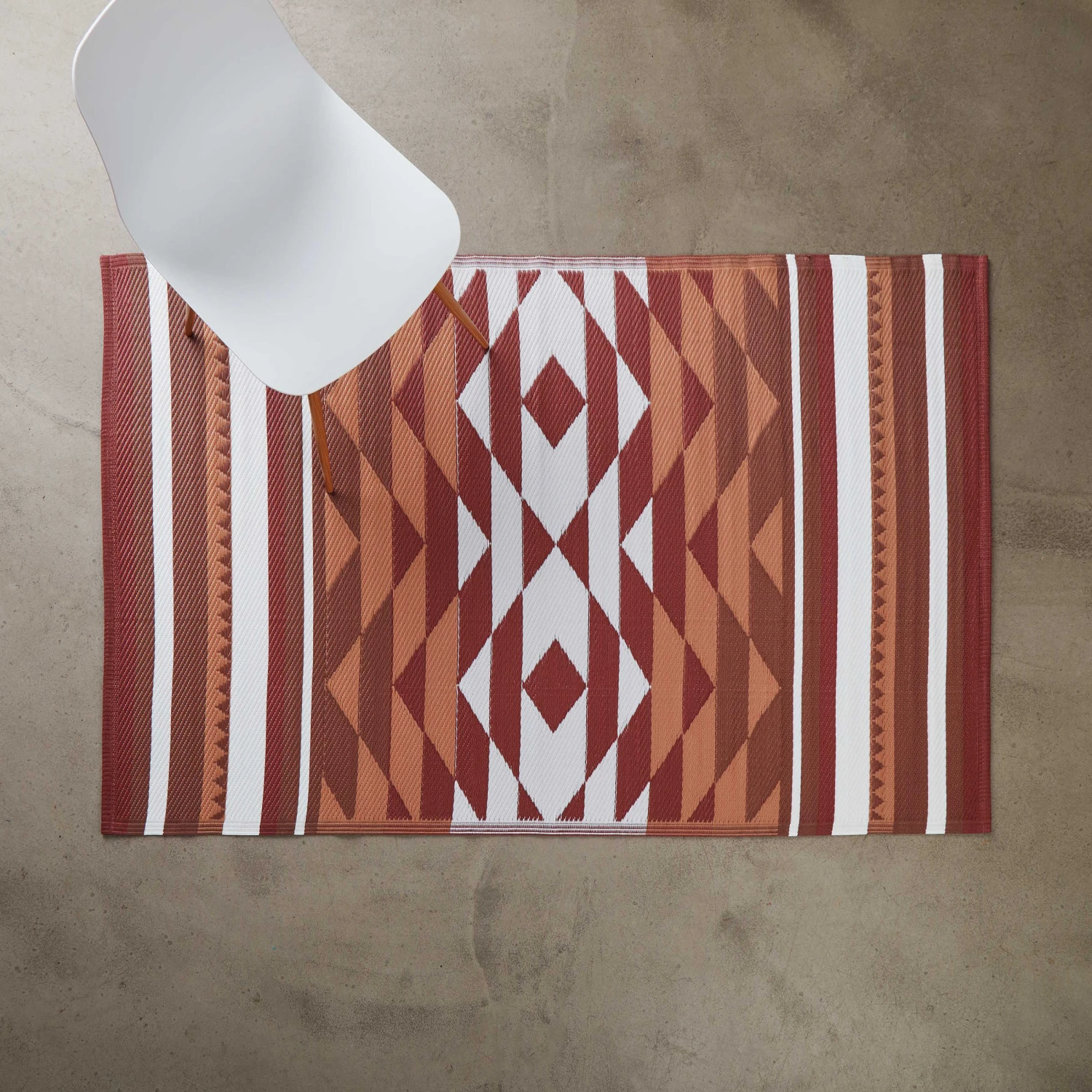 In- & Outdoor-Teppich Ikat L 180 X B 118cm COLOUR CLASH In Bunt – Bild 2