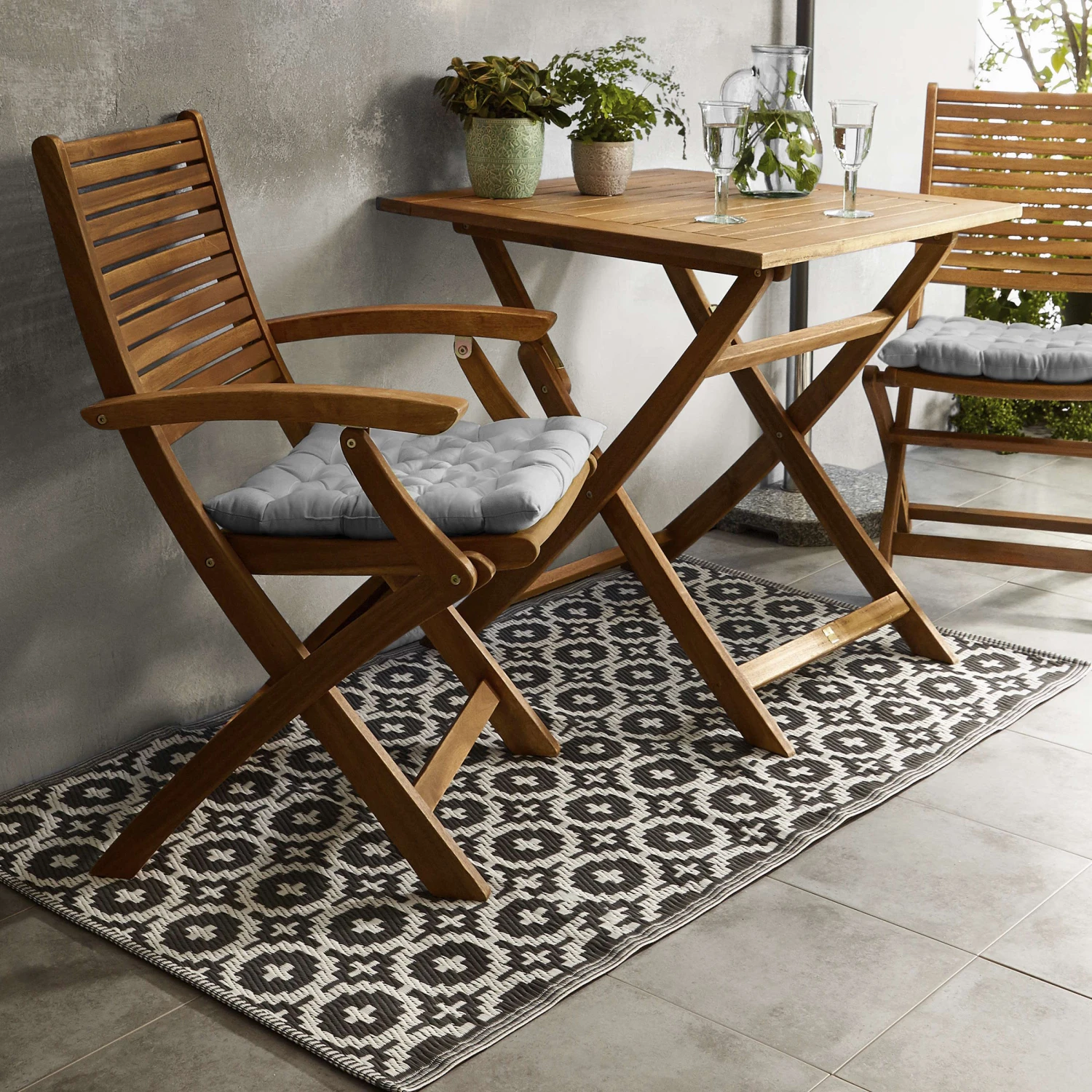 In- & Outdoor-Teppich Mosaik L 150 X B 90cm COLOUR CLASH In Schwarz – Bild 12