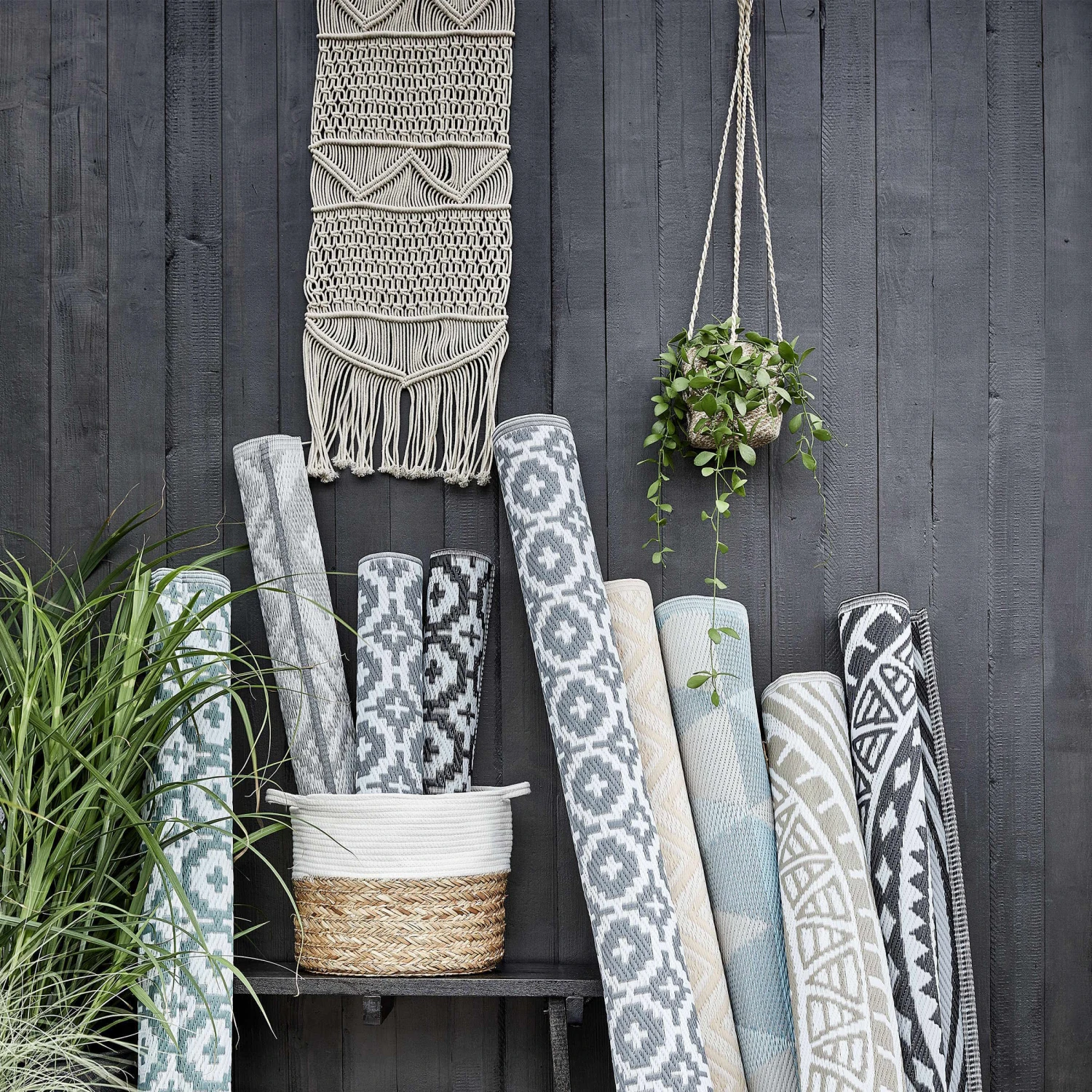 In- & Outdoor-Teppich Mosaik L 180 X B 118cm COLOUR CLASH In Salbei – Bild 7