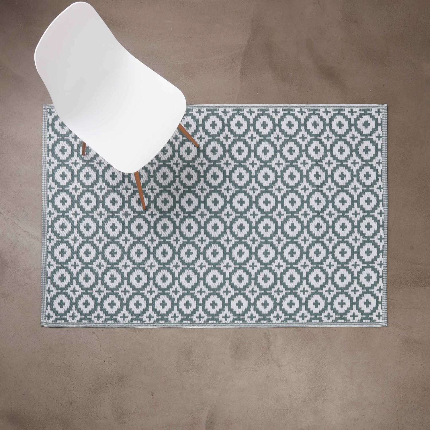 In- & Outdoor-Teppich Mosaik L 180 X B 118cm COLOUR CLASH In Salbei – Bild 9