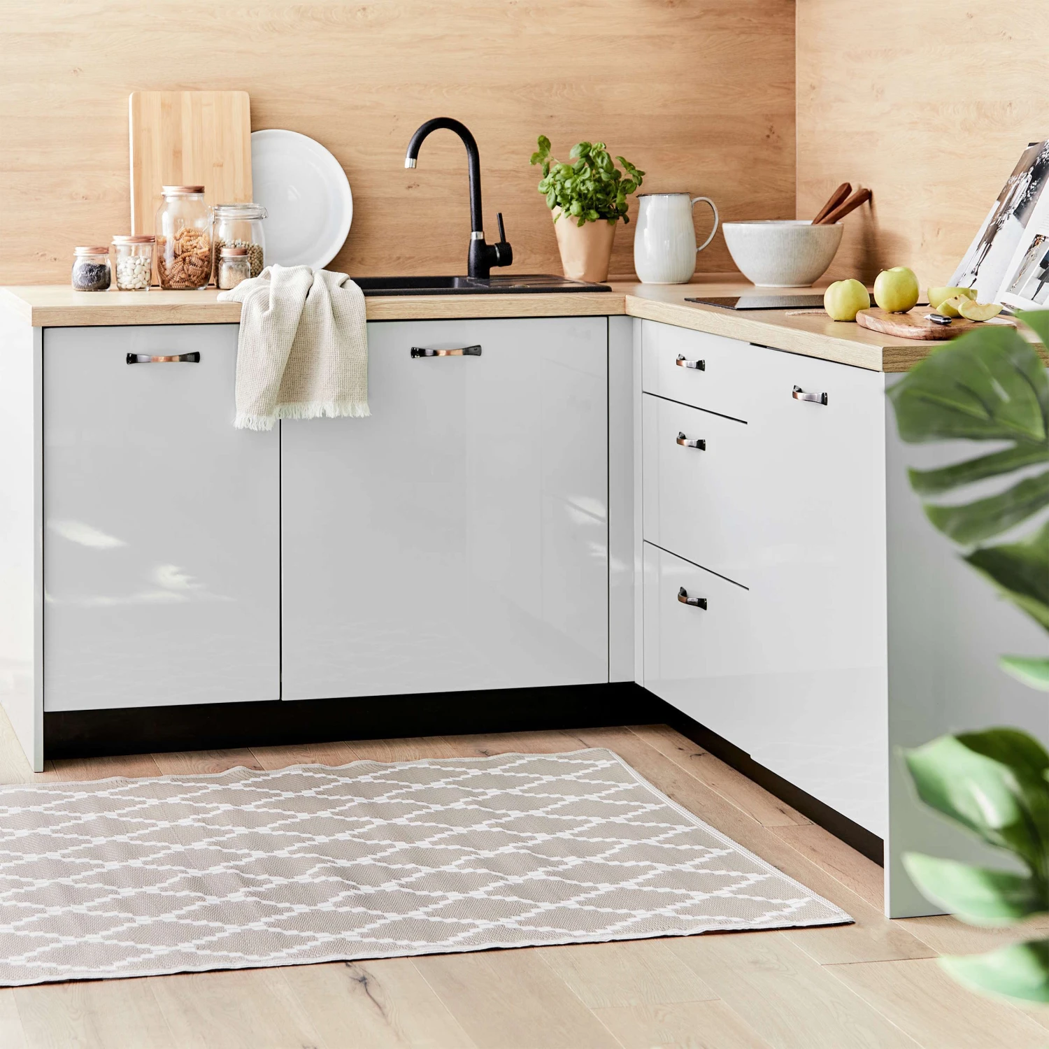 In- & Outdoor-Teppich Rauten L 150 X B 90cm COLOUR CLASH In Natur – Bild 7