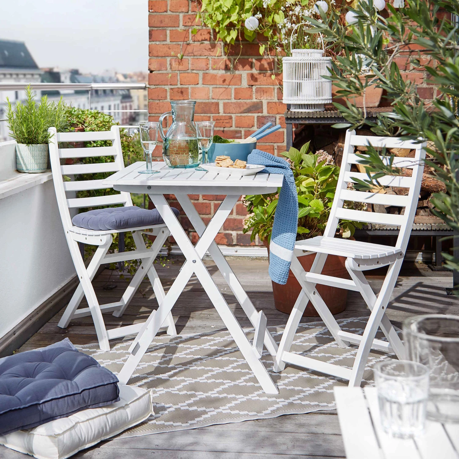 In- & Outdoor-Teppich Rauten L 150 X B 90cm COLOUR CLASH In Natur – Bild 8