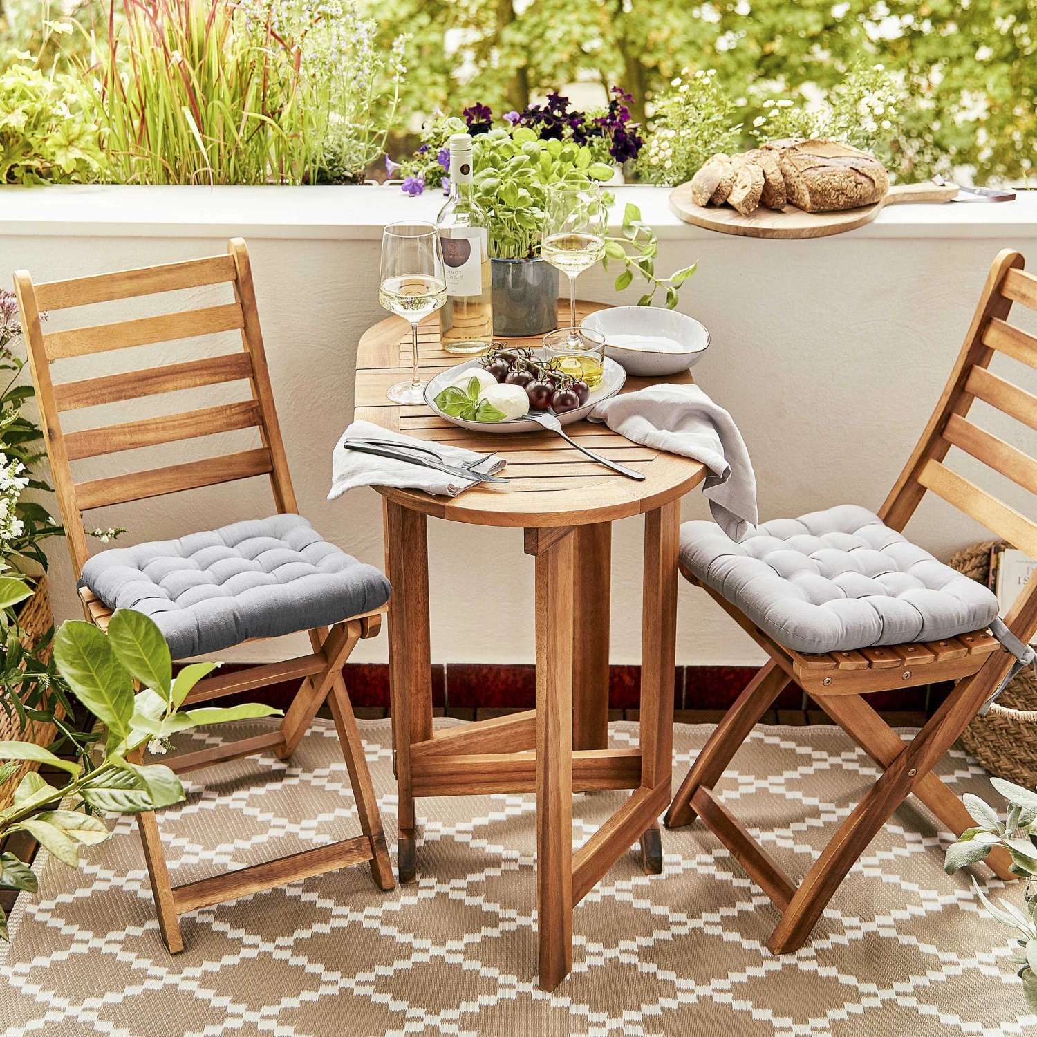 In- & Outdoor-Teppich Rauten L 180 X B 118cm COLOUR CLASH In Natur – Bild 6