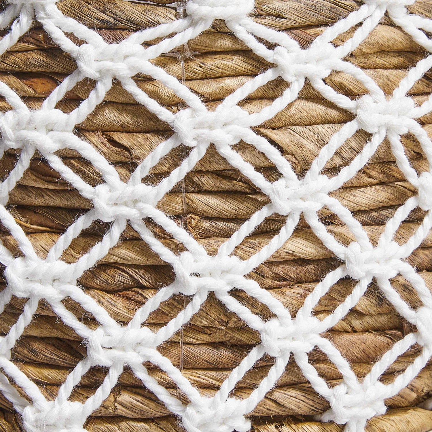 Korb Aus Bananenblatt Mit Folie Ø14cm BANANAS In Natur-Weiß – Bild 3