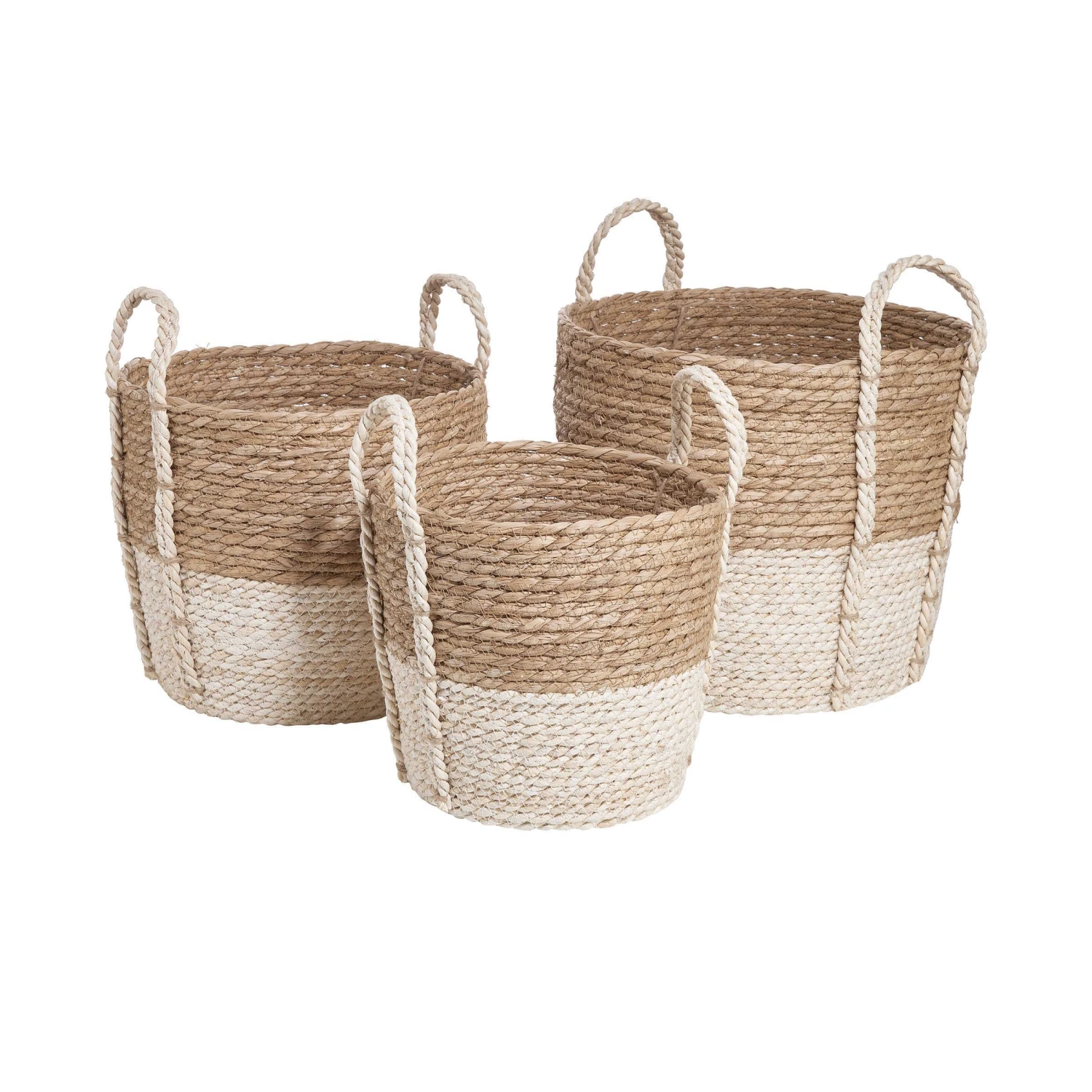 Korb Ø28cm BASIC BRAID In Natur – Bild 5