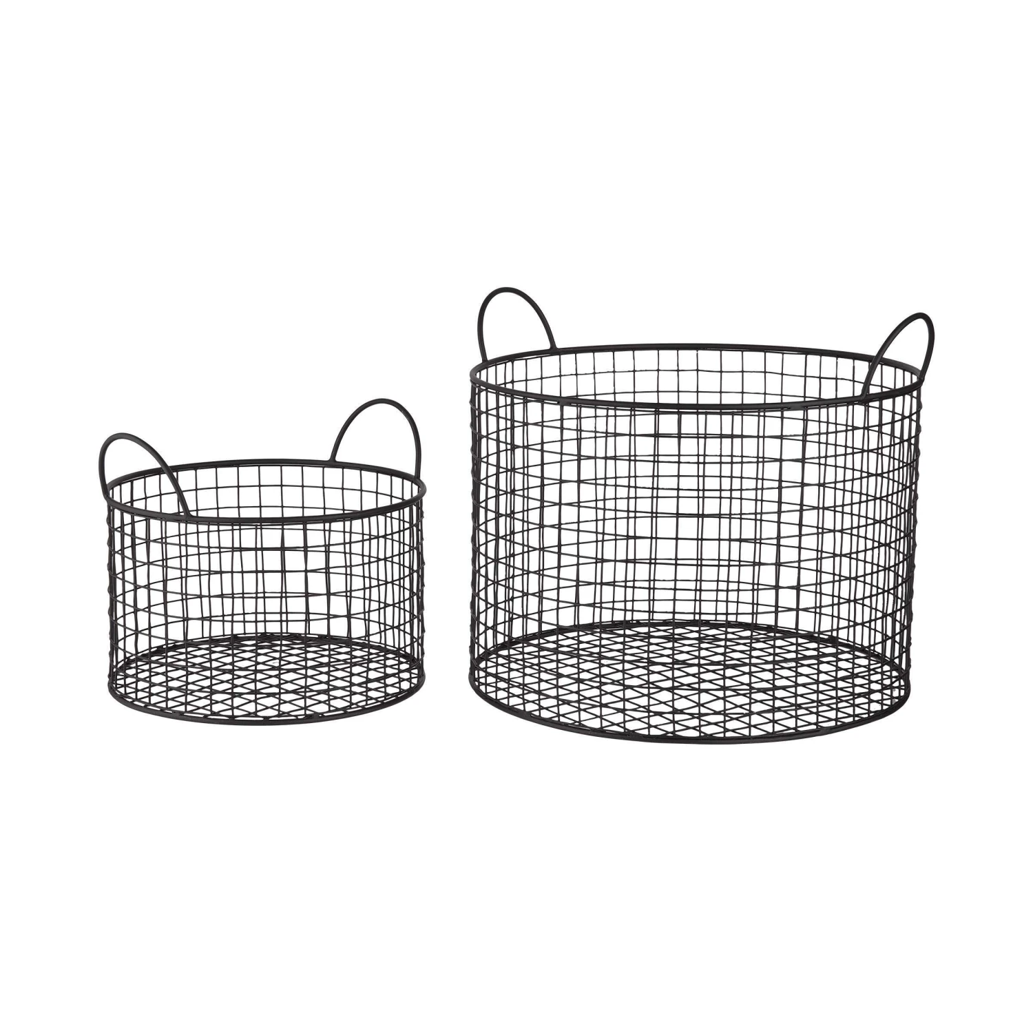 Korb Rund Ø30cm HOOP In Schwarz – Bild 4