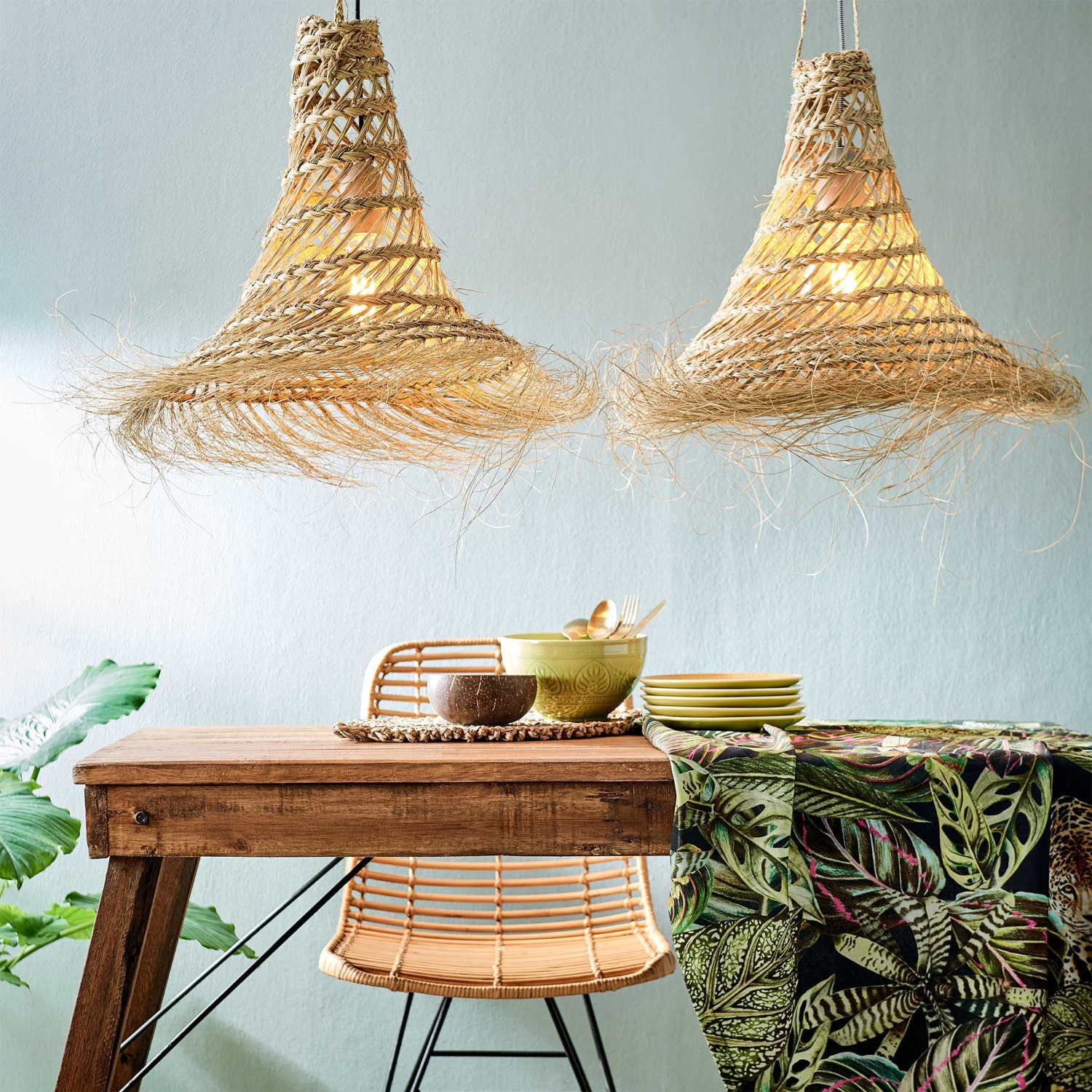 Lampenschirm Höhe 50cm BOMAS In Natur – Bild 9