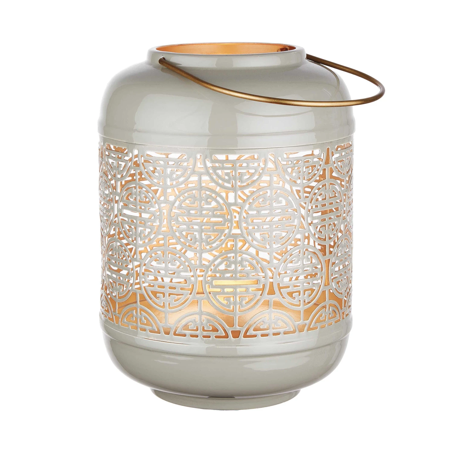 Laterne Höhe 26cm ZEN In Grau – Bild 2