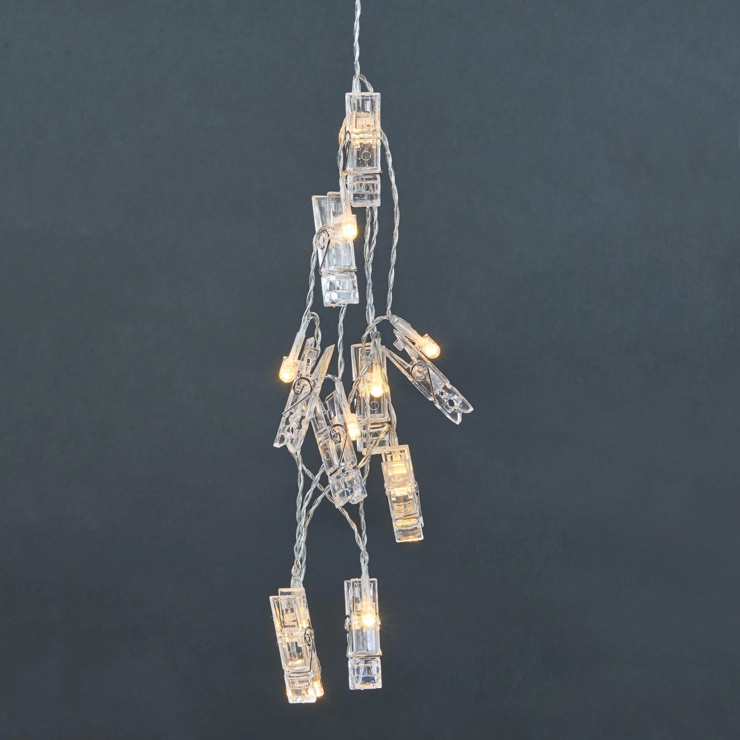 LED-Klammern 10 Lichter Mit USB-Batteriefach CLIP ART In Transparent – Bild 6