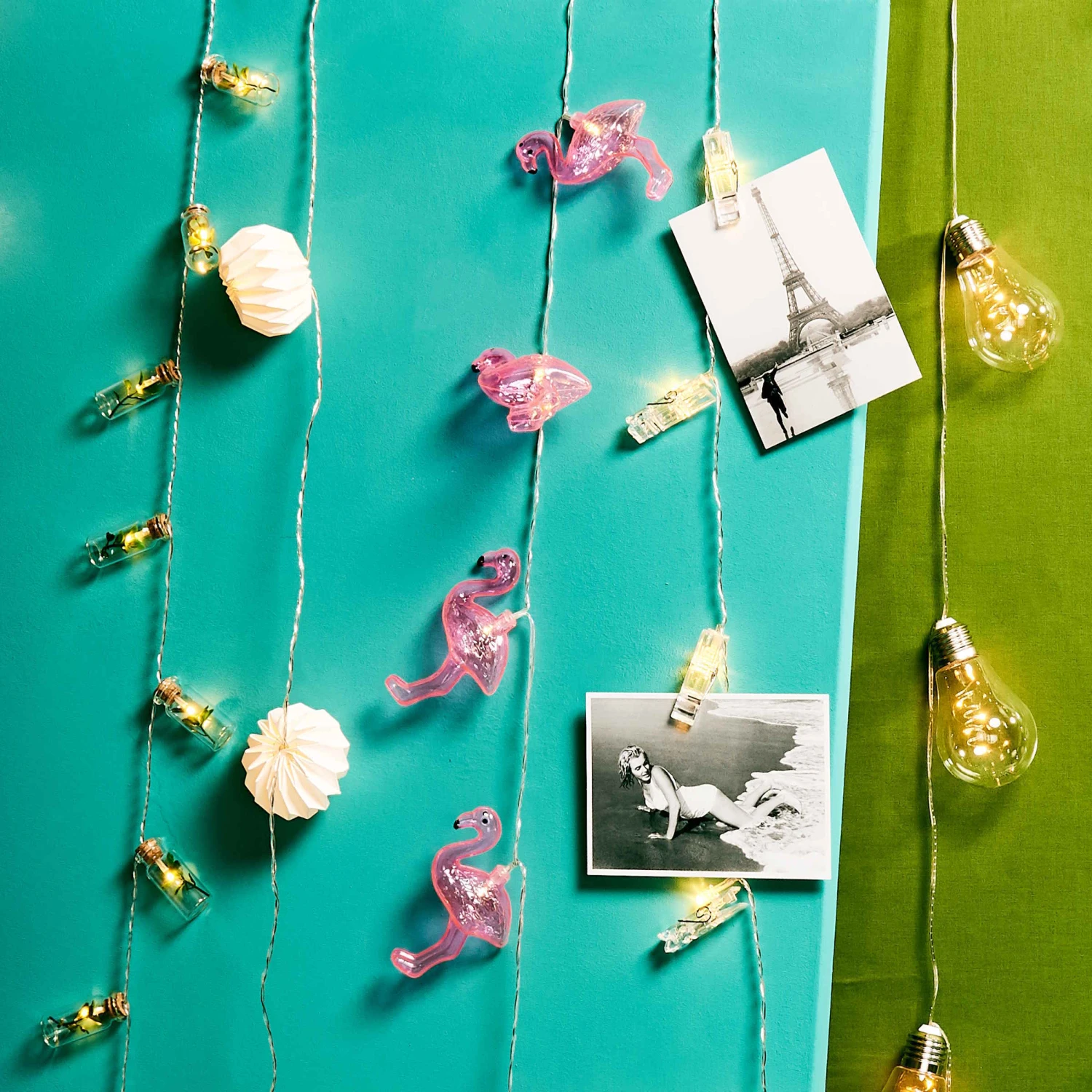 LED-Klammern 10 Lichter Mit USB-Batteriefach CLIP ART In Transparent – Bild 8