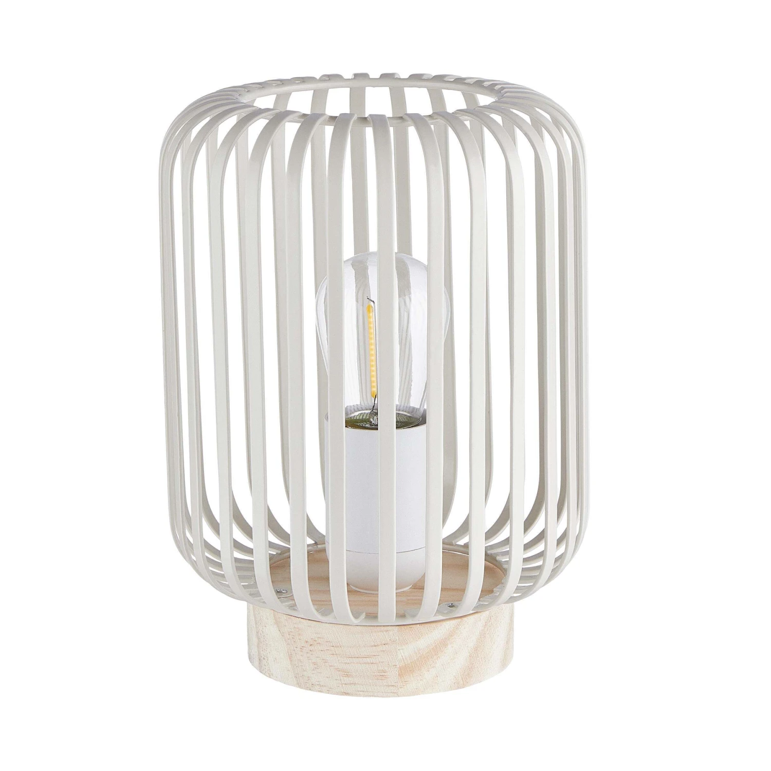 LED Laterne Höhe 19cm NORDICA In Beige