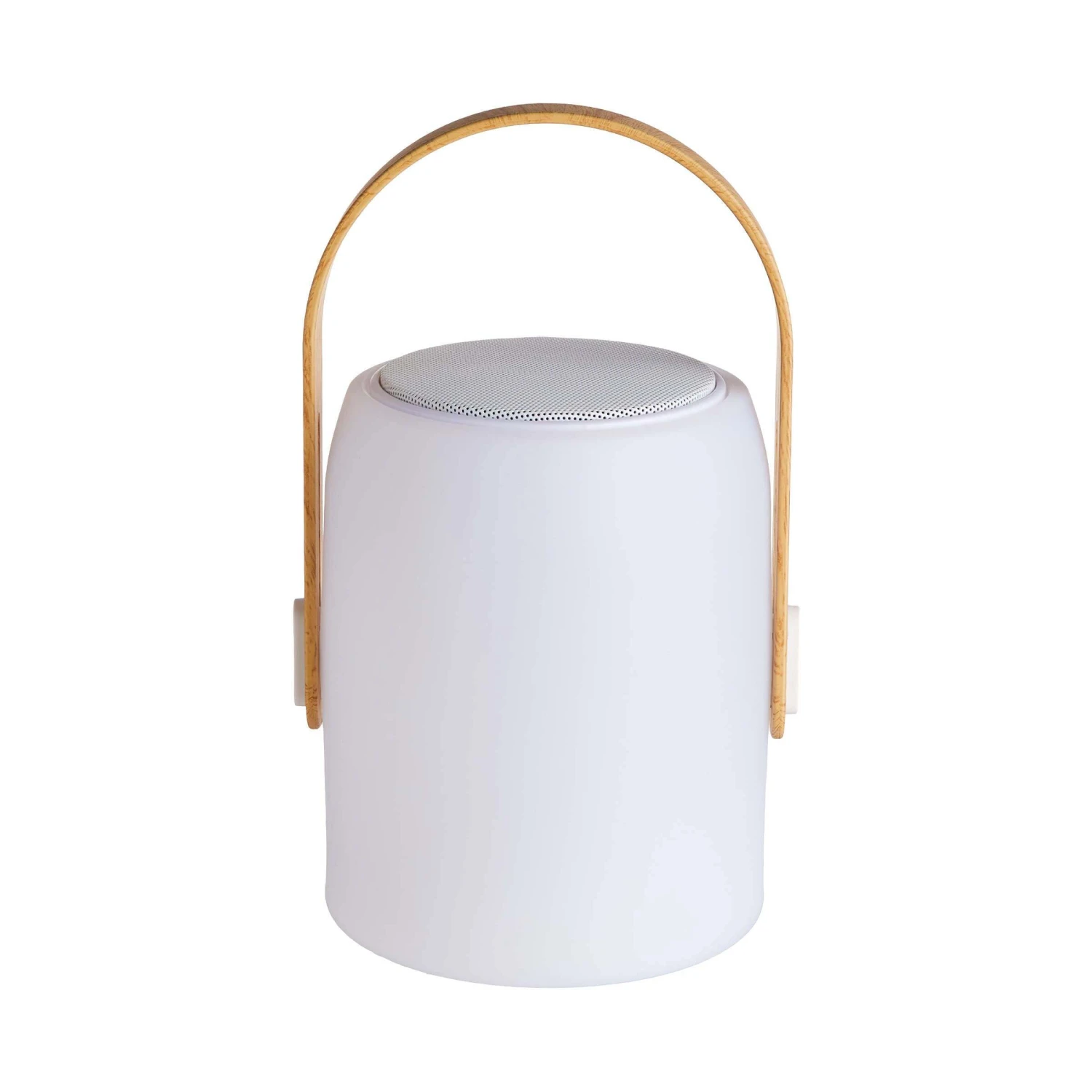 LED Leuchte Mit Bluetooth® Und Farbwechsel SOUND LOUNGE In Weiß-Hellbraun