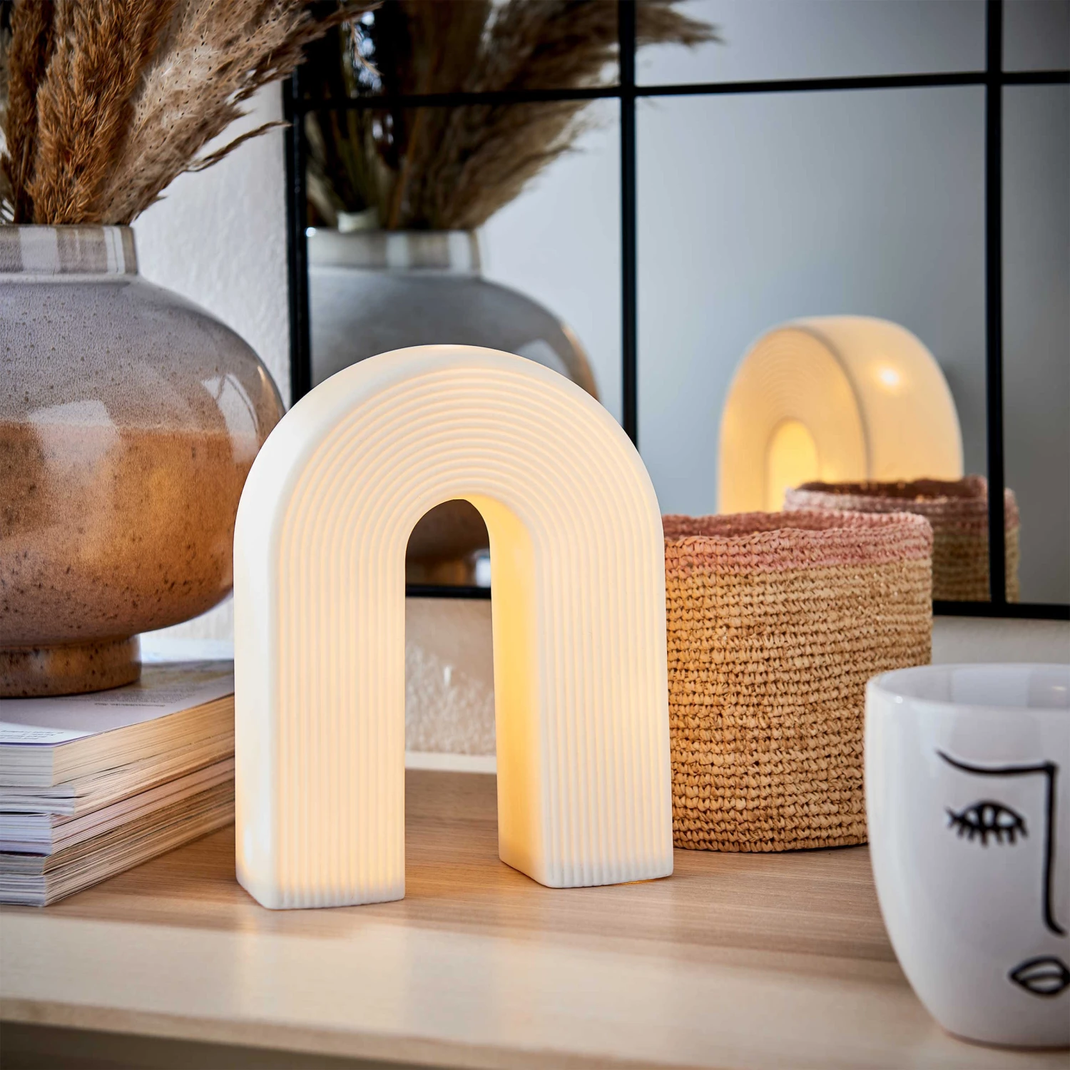 LED Lichterbogen Höhe 20cm RAINBOW In Weiß – Bild 3