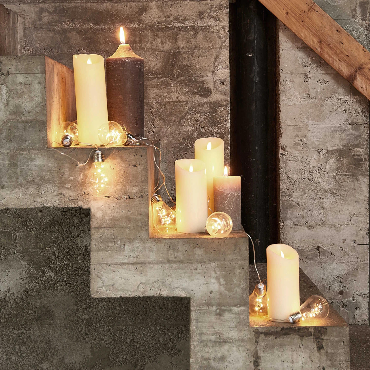 LED-Lichterkette 10 Lichter Mit USB-Batteriefach BULB LIGHTS In Transparent – Bild 8