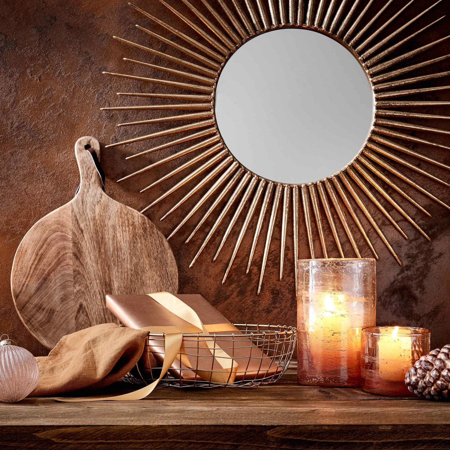Spiegel Sonnenförmig Ø76cm DEL SOL In Gold – Bild 6