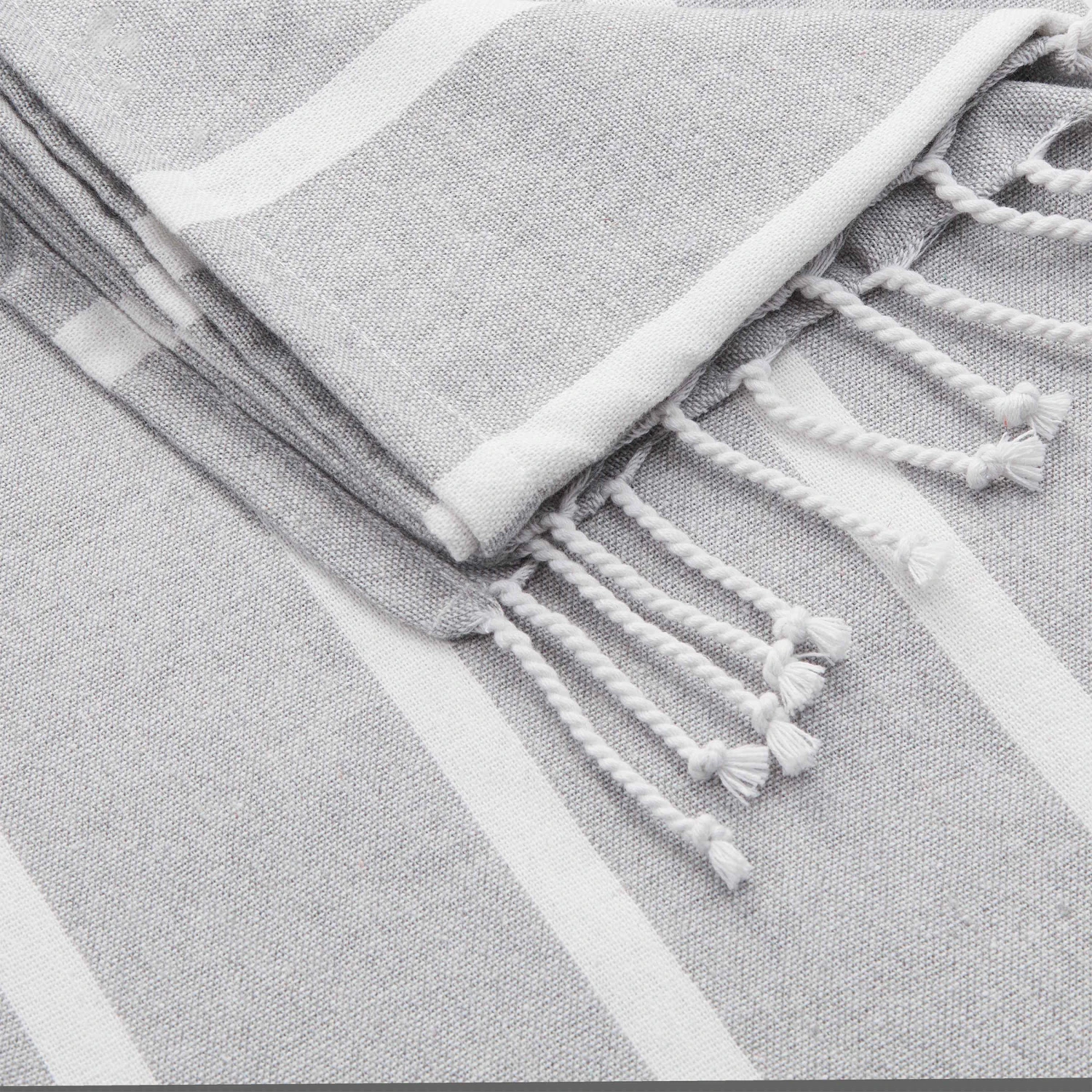 Strandtuch L 200 X B 180cm SURFSIDE In Hellgrau – Bild 5