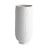 Vase Höhe 29cm LINE ART In Weiß