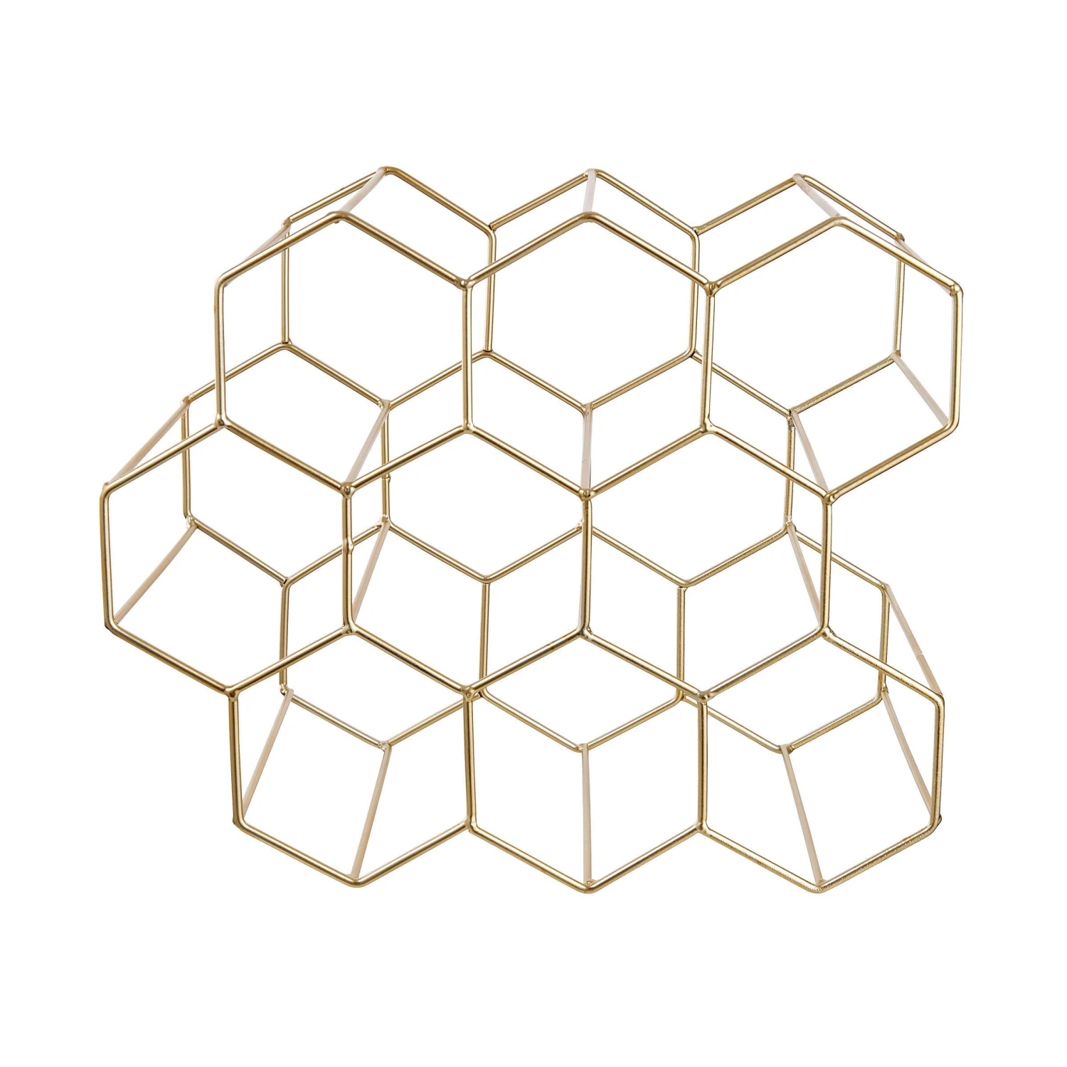 Weinregal Für 9 Flaschen L 36 X H 30cm CUBICLE In Gold – Bild 3